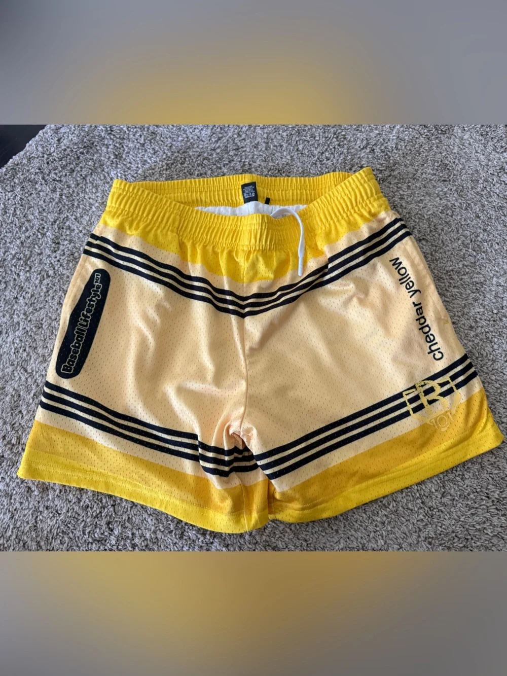 Baseball Lifestyle's Crayon Shorts - Cheddar Yellow Adult S
